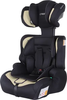 Cabino Autostoel i-Size Groep 1/2/3 Zwart/Beige