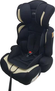Cabino Autostoel i-Size Groep 1/2/3 Zwart/Beige