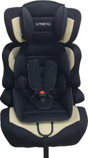 Cabino Autostoel i-Size Groep 1/2/3 Zwart/Beige