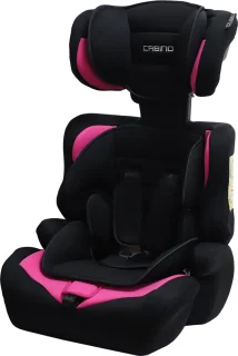 Cabino Autostoel i-Size Groep 1/2/3 Zwart/Roze