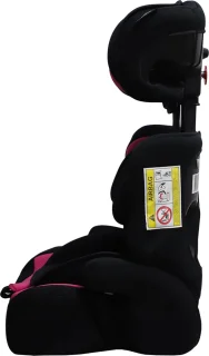 Cabino Autostoel i-Size Groep 1/2/3 Zwart/Roze