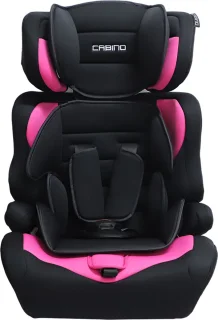 Cabino Autostoel i-Size Groep 1/2/3 Zwart/Roze