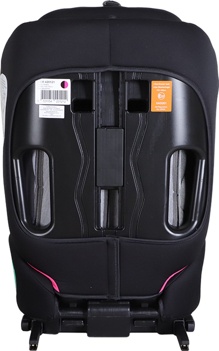 Cabino Dynamic Autostoel Groep 2/3 I-Size Zwart Roze