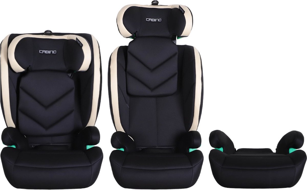 Wat vinden we goed aan de Cabino Dynamic Autostoel Groep 2/3 Zwart Beige