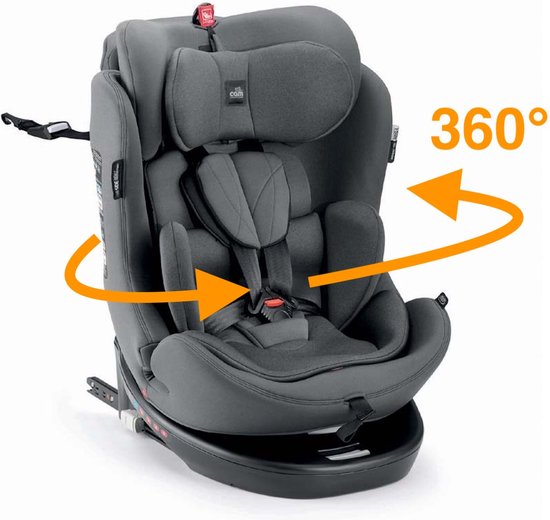 Cam Tour Autostoel I-size Antracite 0-36 kg 360° draaibaar