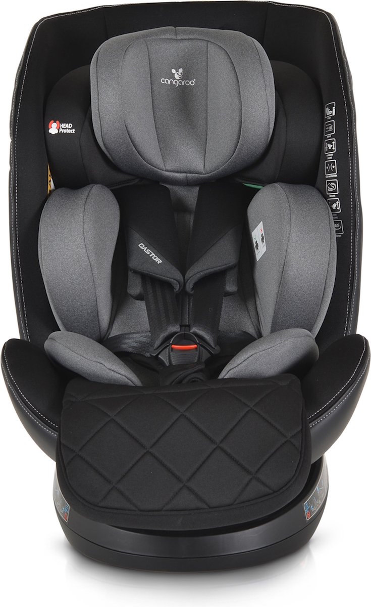 Cangaroo Castor Grey i-Size Autostoel 40-150 cm