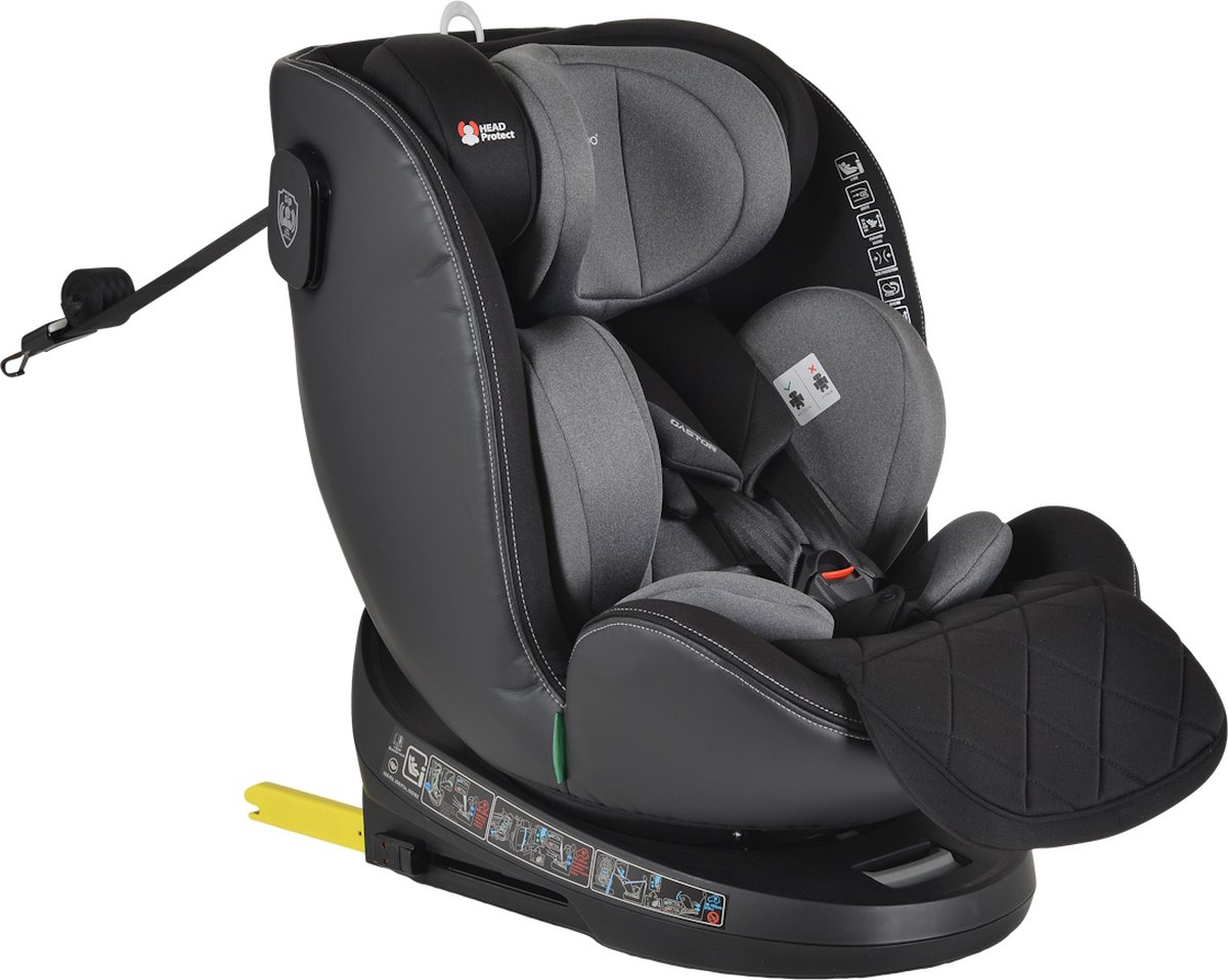 Cangaroo Castor Grey i-Size Autostoel 40-150 cm