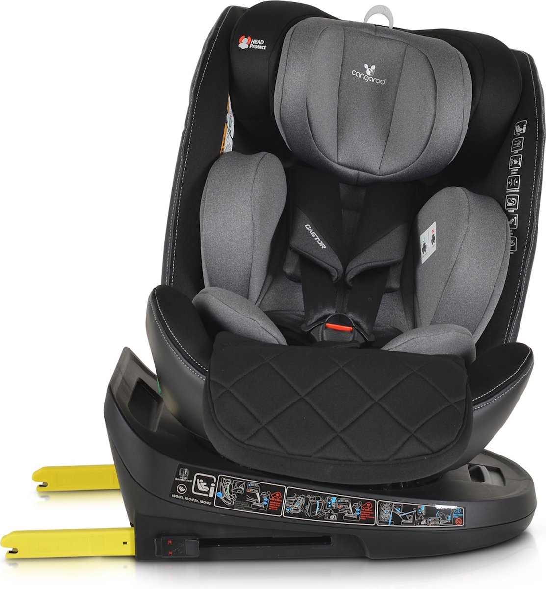 Cangaroo Castor Grey i-Size Autostoel 40-150 cm