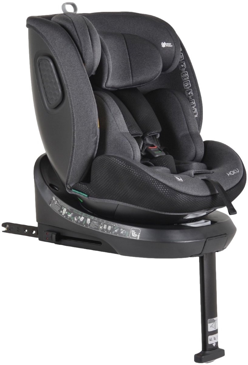 Cangaroo Hoku Black 360° i-Size Autostoel 40-150cm