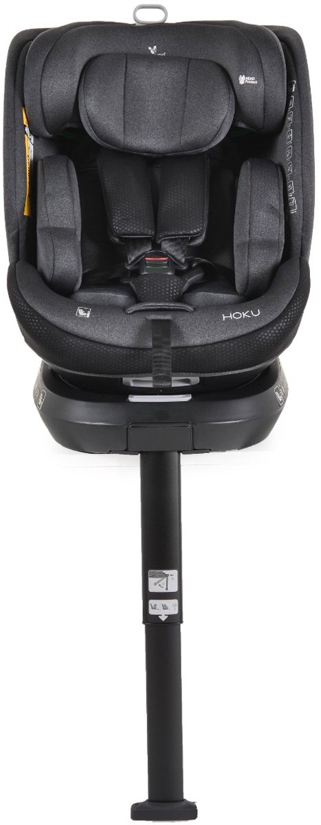 Cangaroo Hoku Black 360° i-Size Autostoel 40-150cm