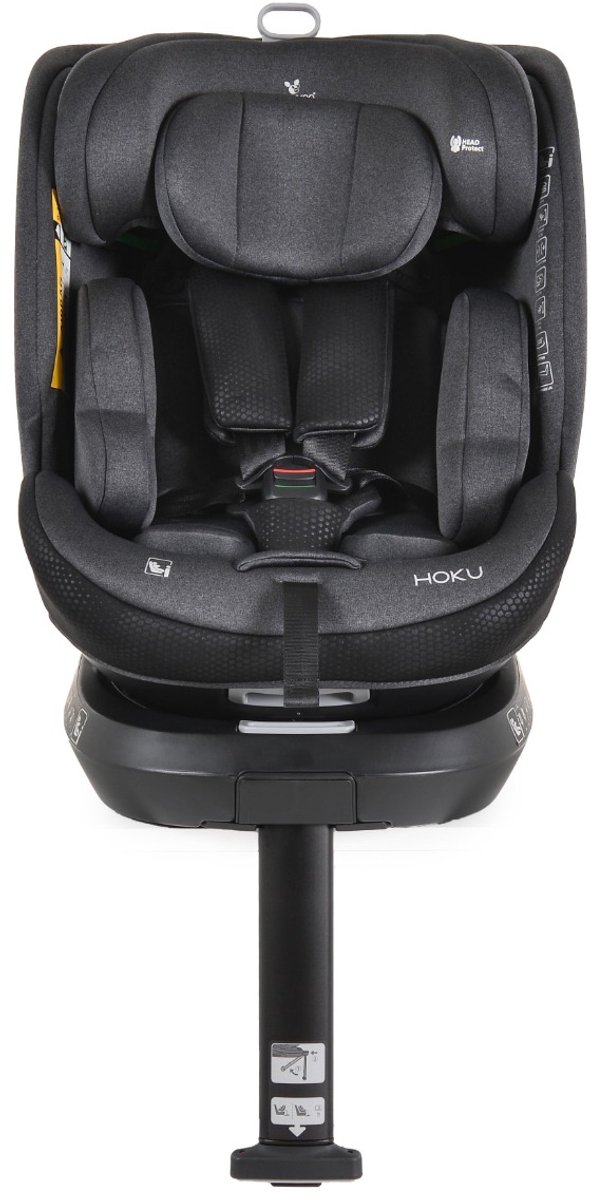 Cangaroo Hoku Black 360° i-Size Autostoel 40-150cm