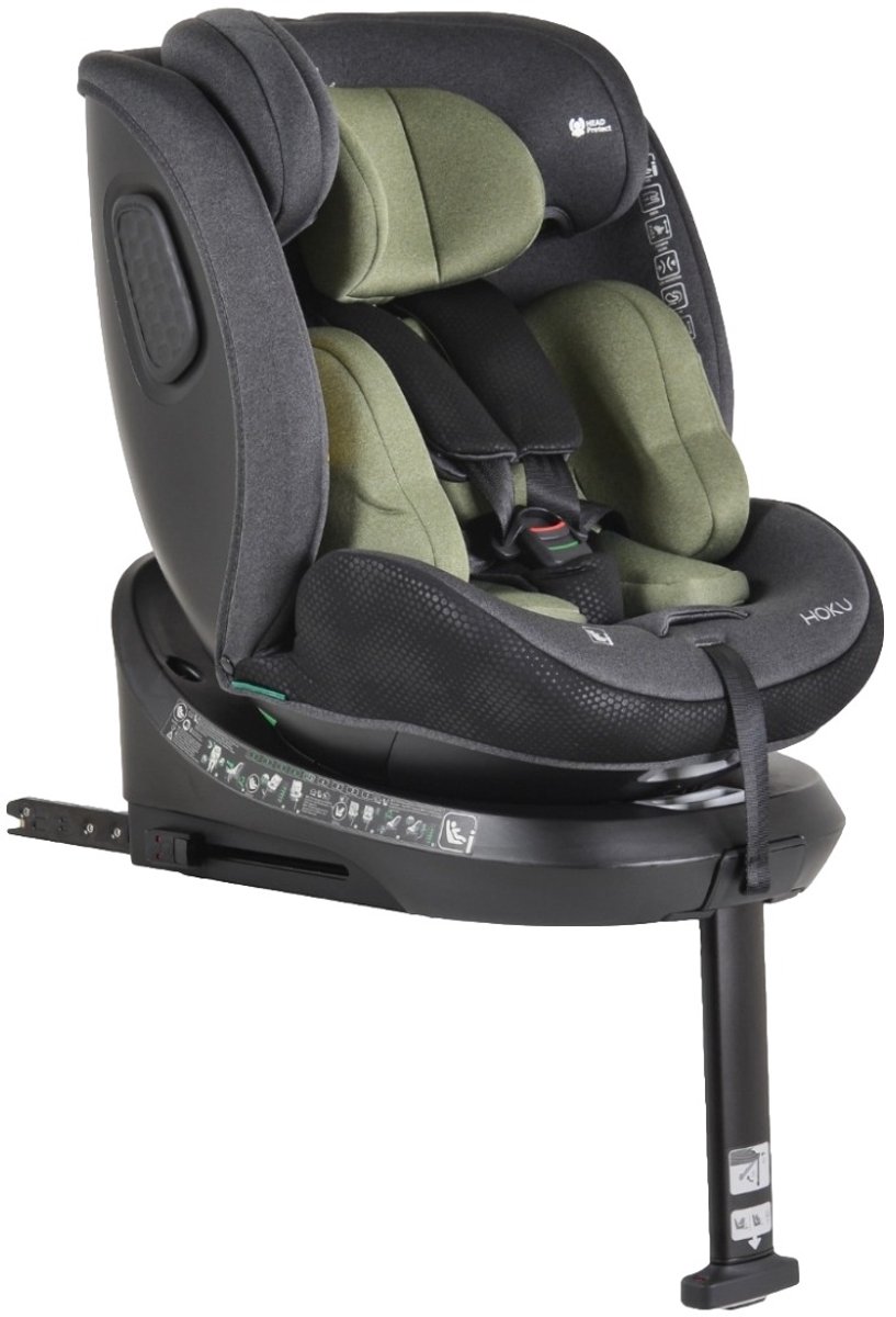Cangaroo Hoku Olive Green i-Size Autostoel 40-150cm