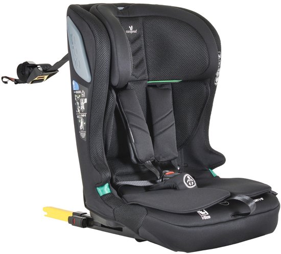 Cangaroo I-Drive Phantom Black i-Size Autostoel 76-150 cm