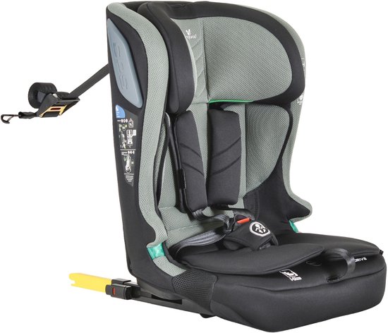 Cangaroo I-Drive Twill Green i-Size Autostoel 76-150 cm