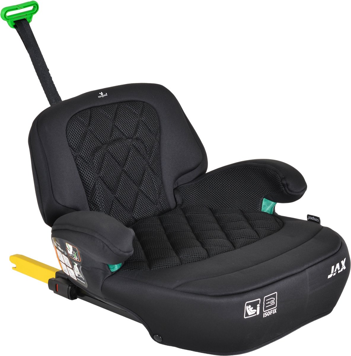 Cangaroo Jax Black Isofix Booster 125-150 cm