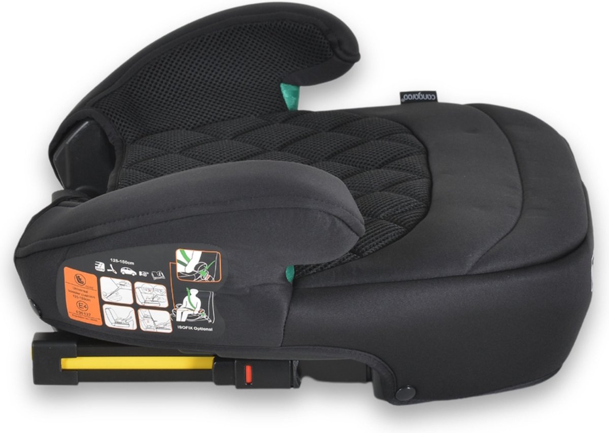 Cangaroo Jax Black Isofix Booster 125-150 cm