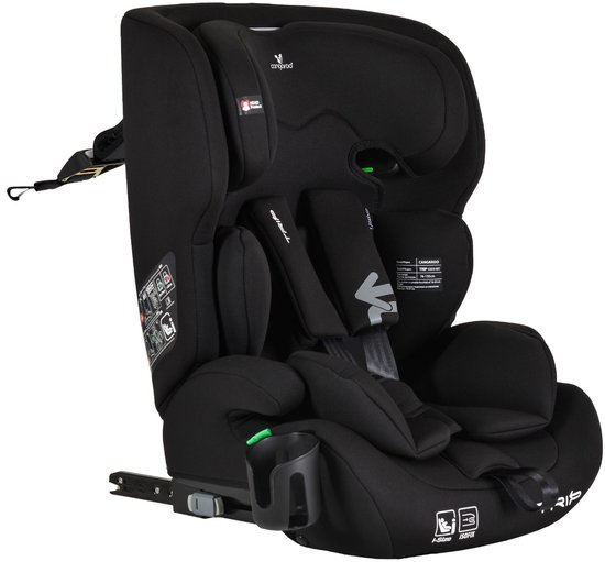 Cangaroo Trip Midnight Black i-Size Autostoel 76-150 cm
