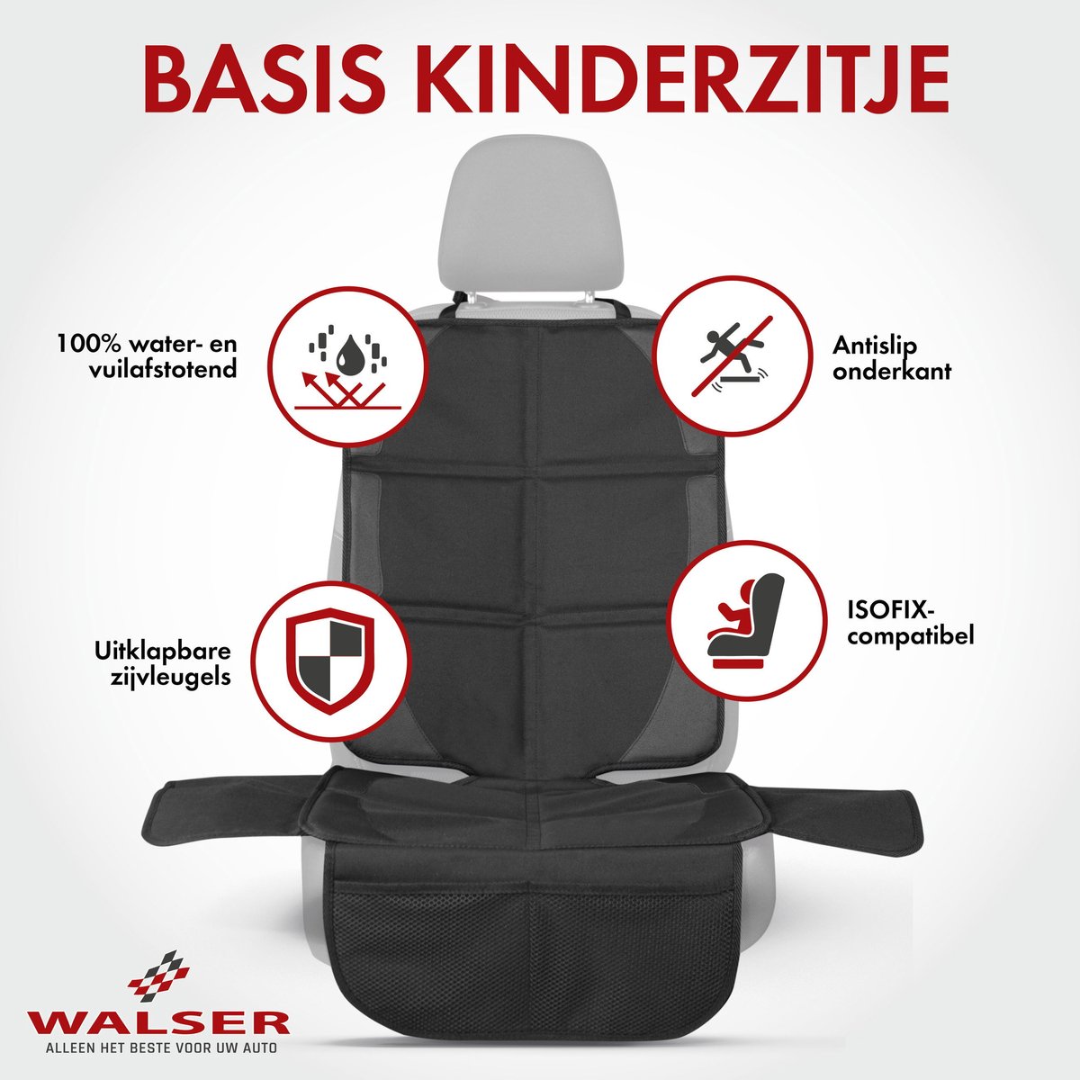CarComfort Protect XL Kinderzitje Onderlegger Zwart