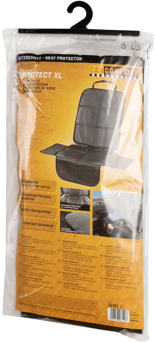 CarComfort Protect XL Kinderzitje Onderlegger Zwart
