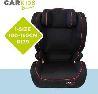Carkids I-Size Autostoeltje Frankie 100-150cm Zwart/Rood