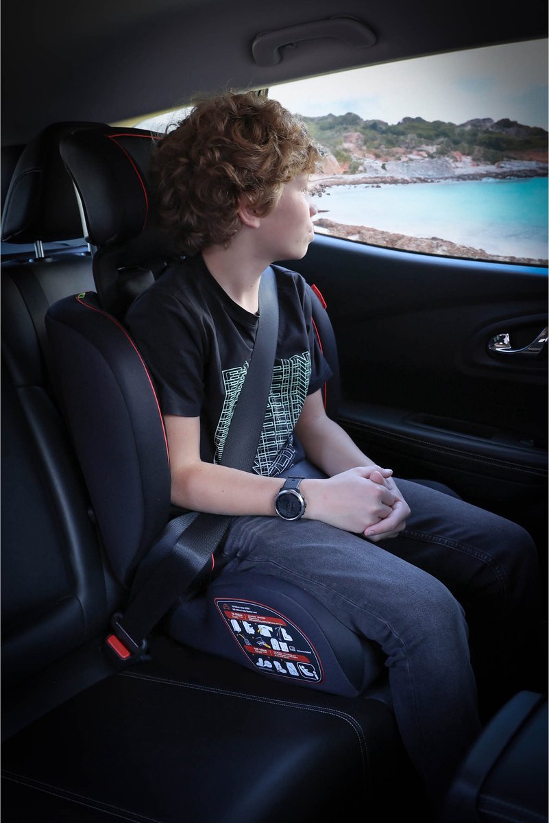 Carkids I-Size Autostoeltje Frankie 100-150cm Zwart/Wit