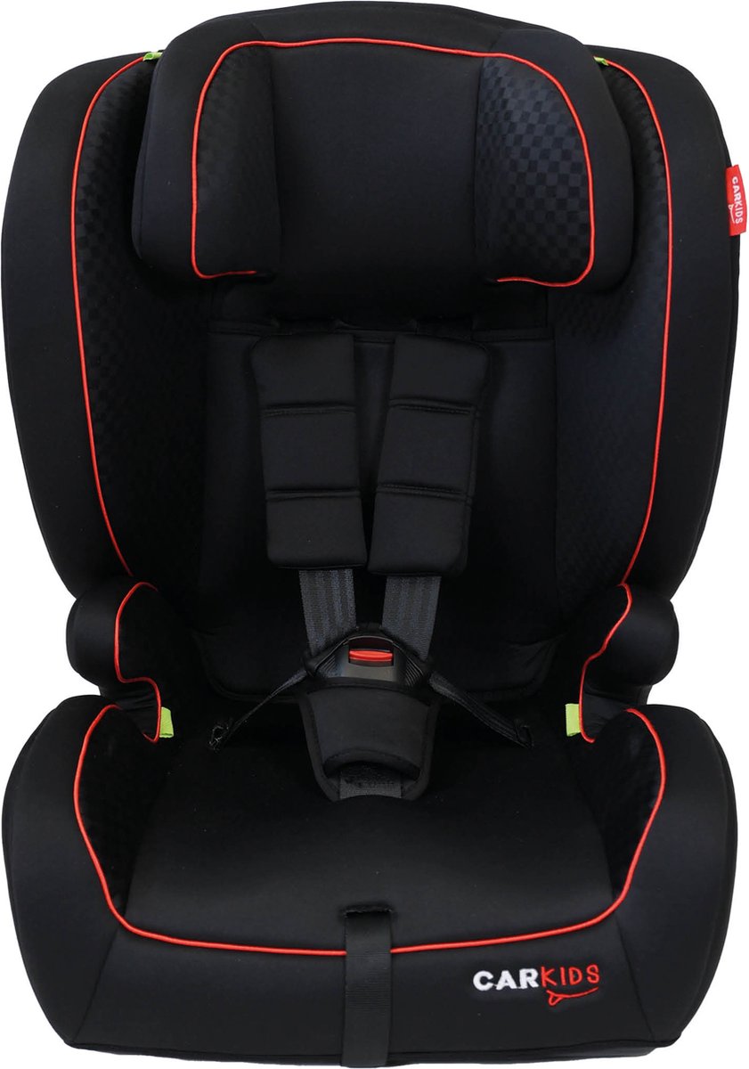 Carkids Jessie I-Size Autostoeltje 76-150cm Zwart/Rood
