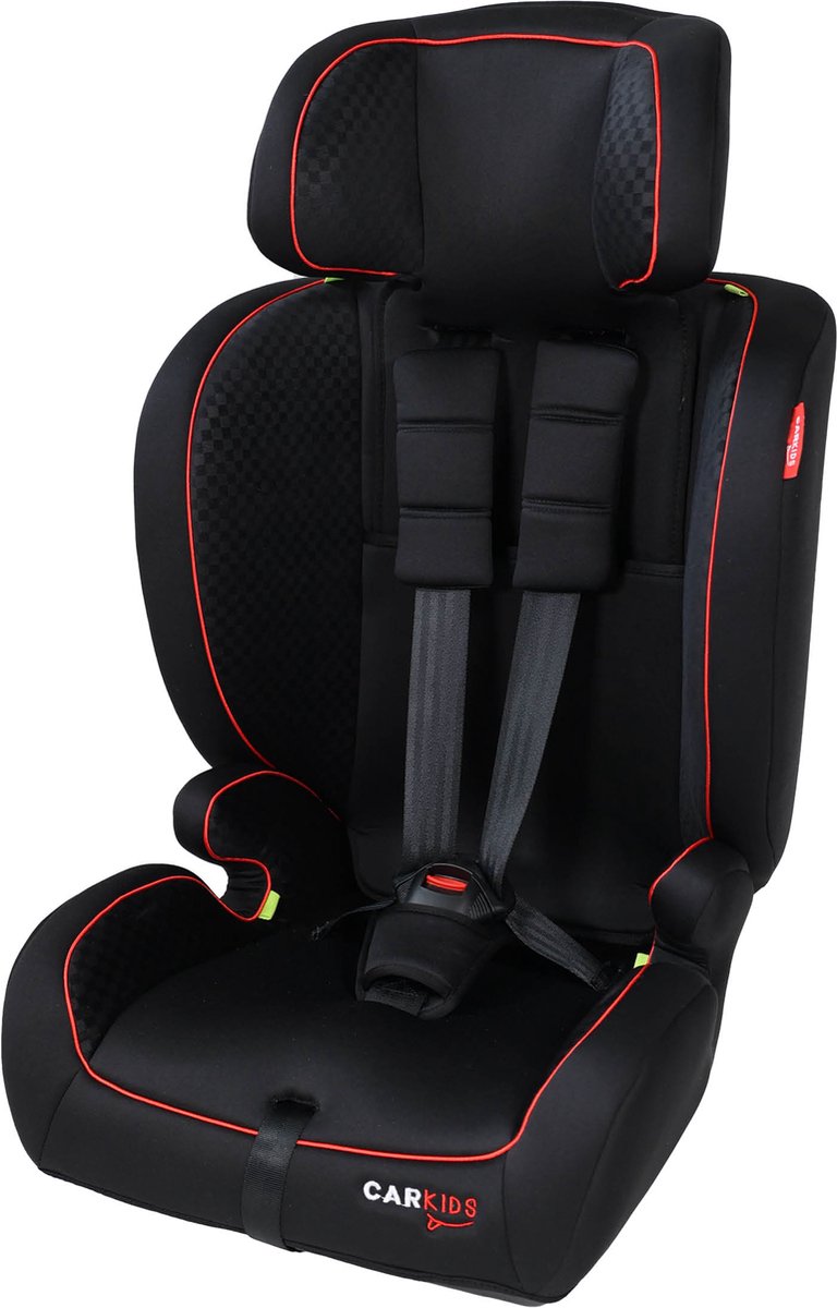 Carkids Jessie I-Size Autostoeltje 76-150cm Zwart/Rood