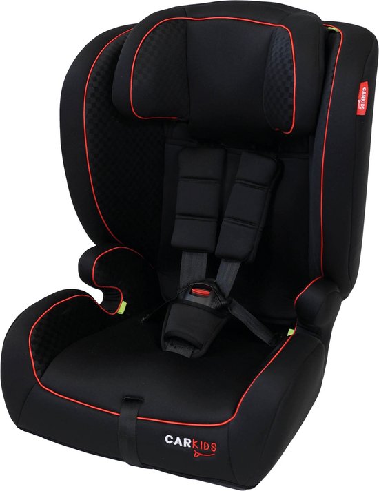 Carkids Jessie I-Size Autostoeltje 76-150cm Zwart/Rood