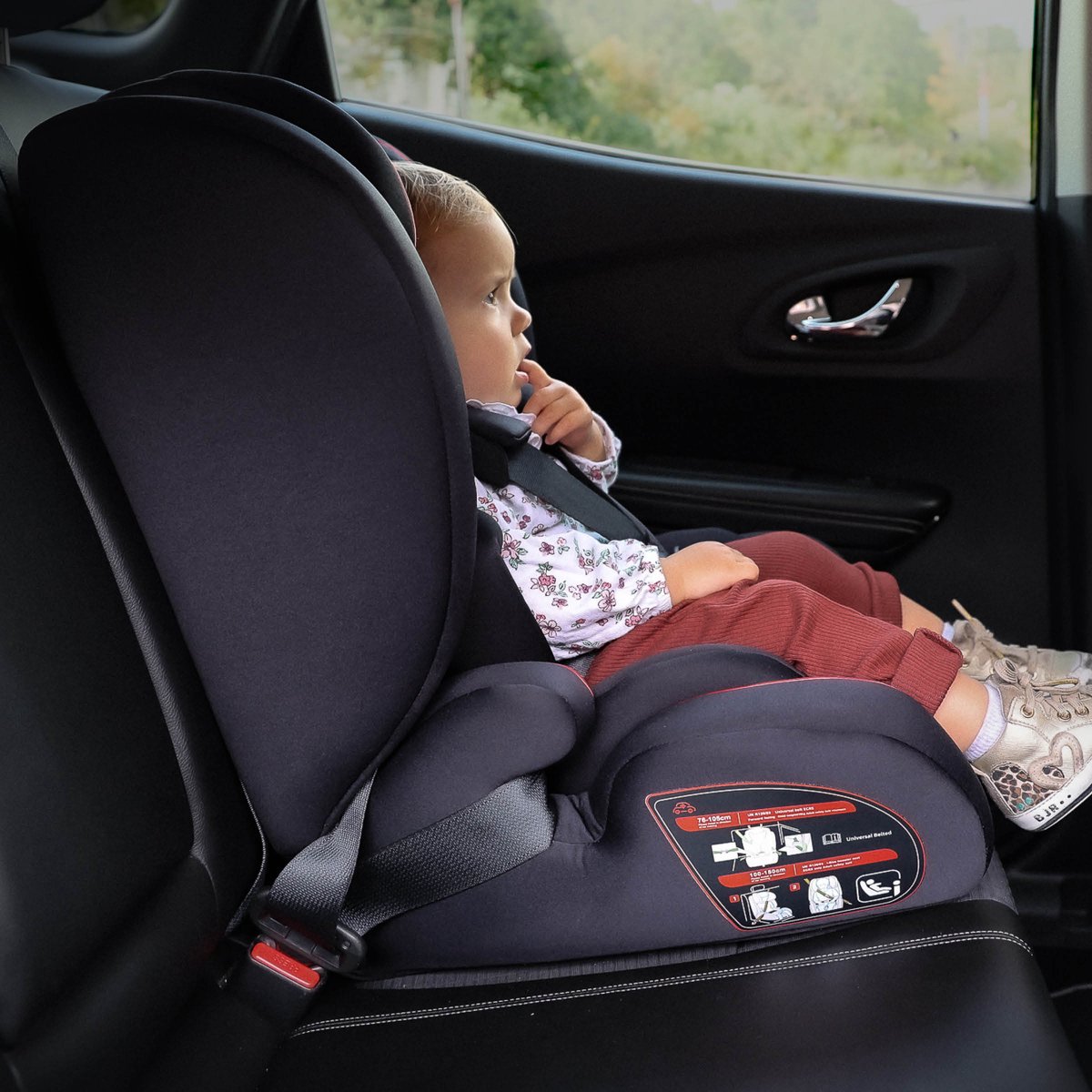 Carkids Jessie I-Size Autostoeltje 76-150cm Zwart/Wit