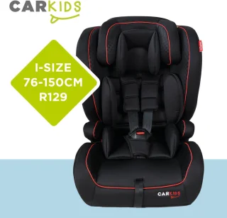 Carkids Luca I-Size Autostoel 76-150cm Zwart/Rood