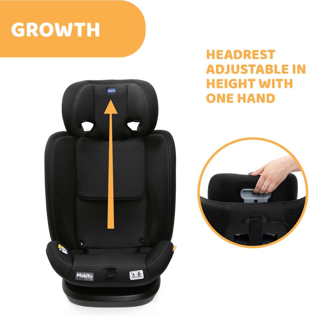 Chicco EveryOne i-Size Autostoel Black