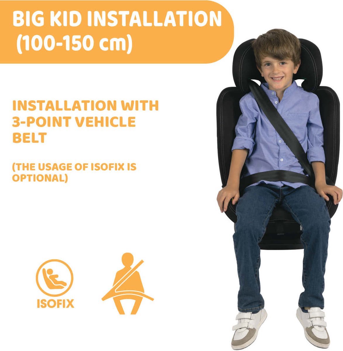 Chicco EveryOne i-Size Autostoel Black