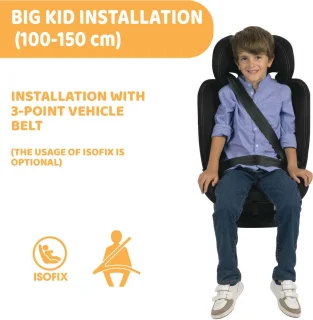 Chicco EveryOne i-Size Autostoel Black