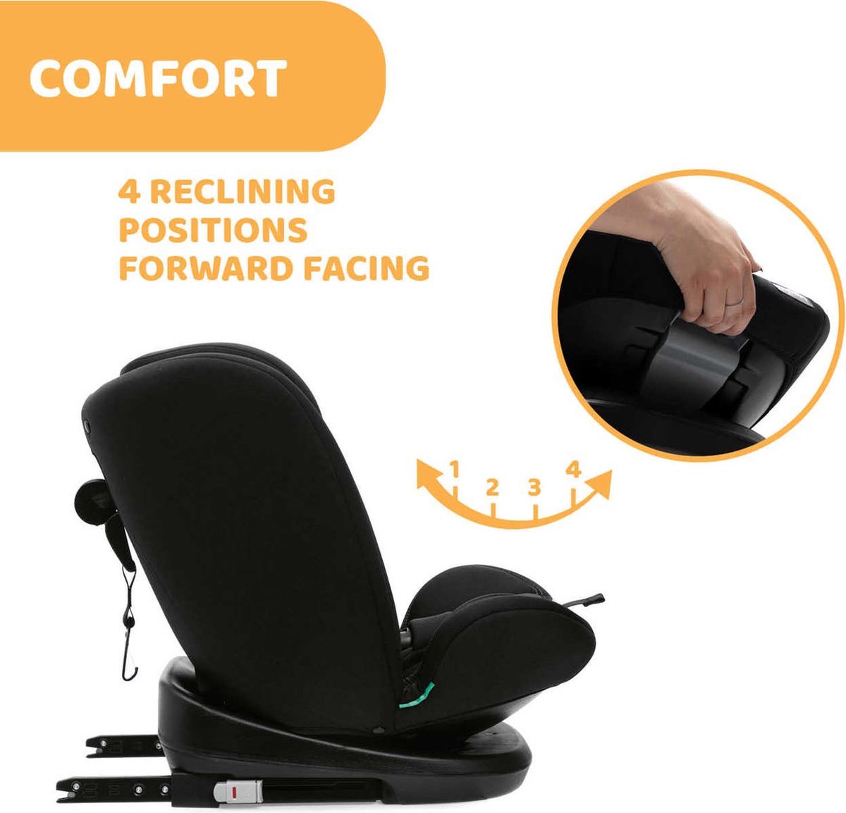 Chicco EveryOne i-Size Autostoel Black