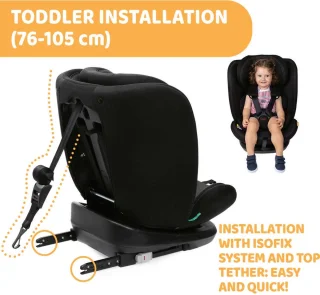 Chicco EveryOne i-Size Autostoel Black