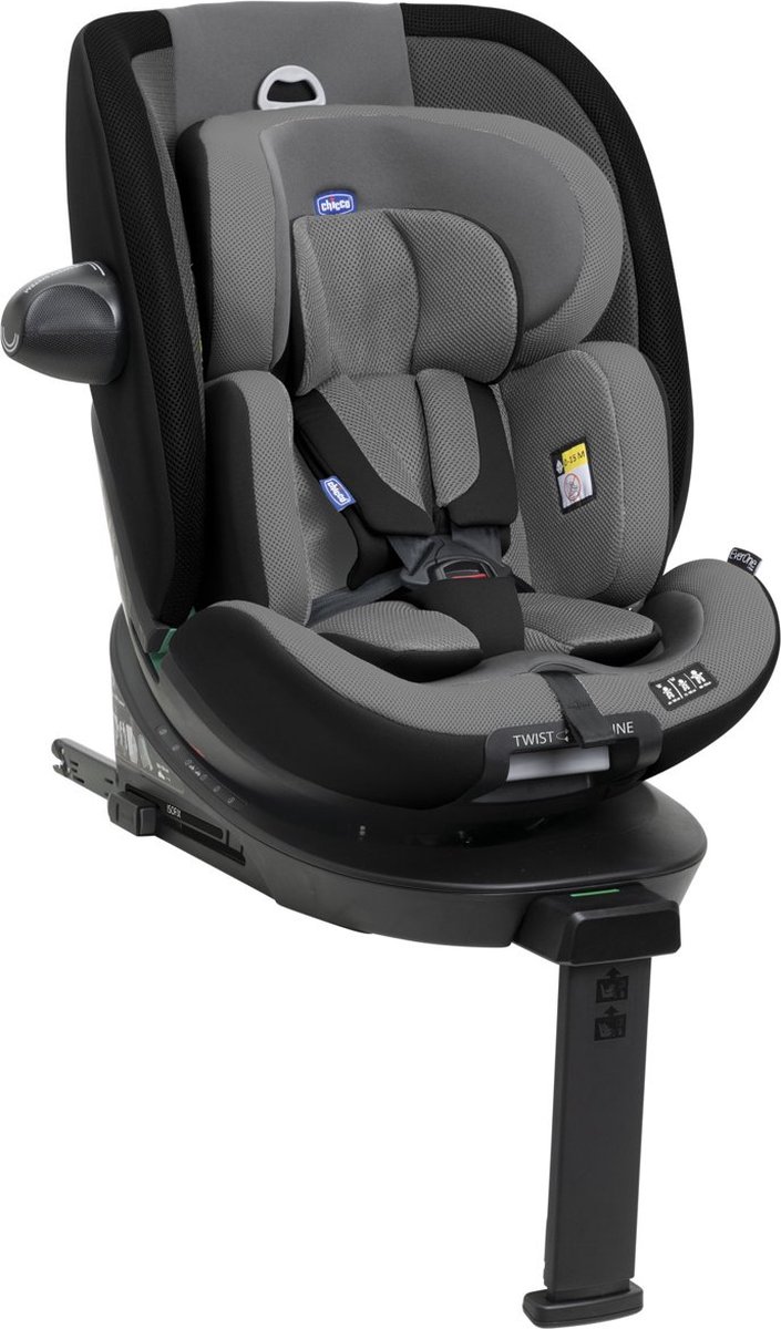 De Chicco EveryOne i-Size Autostoel Grey Black in één oogopslag