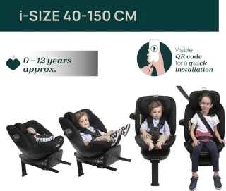 Chicco EveryOne i-Size Autostoel Grey Black