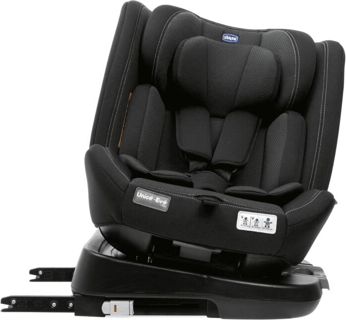 Chicco Unico Evo i-Size Autostoel Zwart