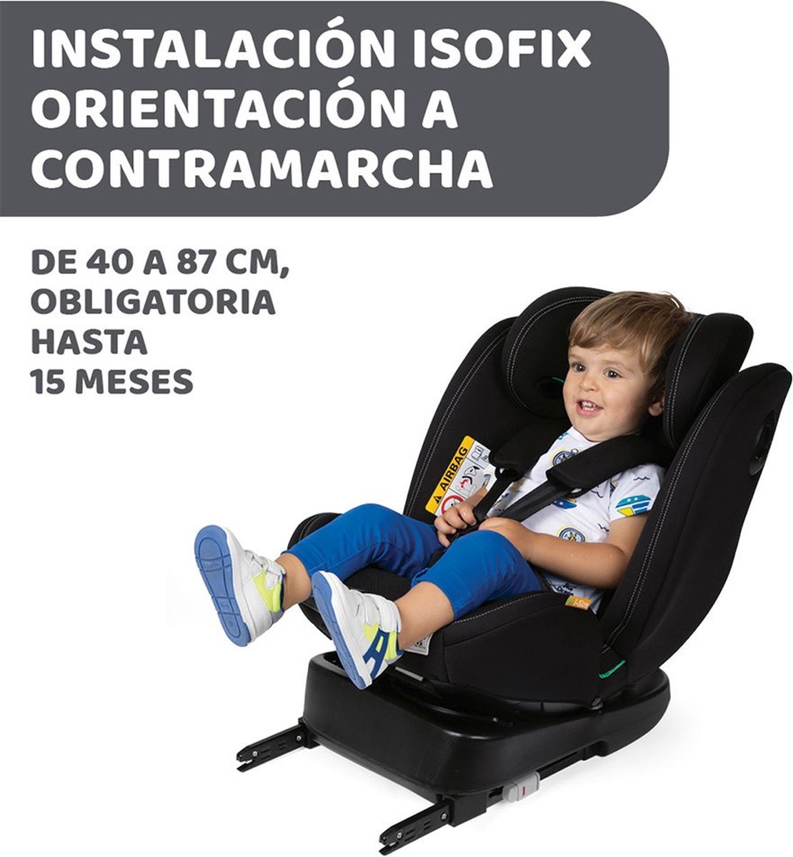 Chicco Unico Evo i-Size Autostoel Zwart