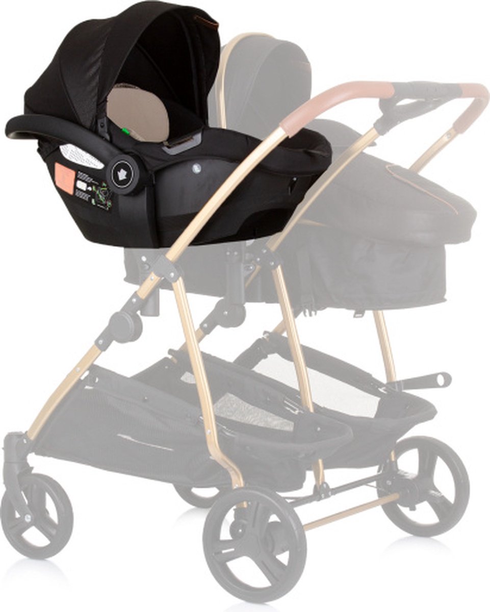 Chipolino Duo Smart Autostoel 0-25 kg Obsidian Gold