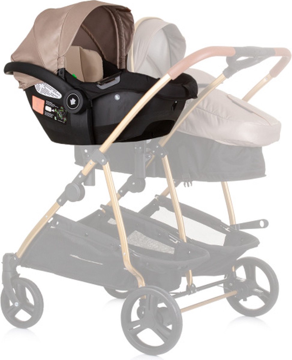 Chipolino Duo Smart Autostoel 0+/1 Golden Beige