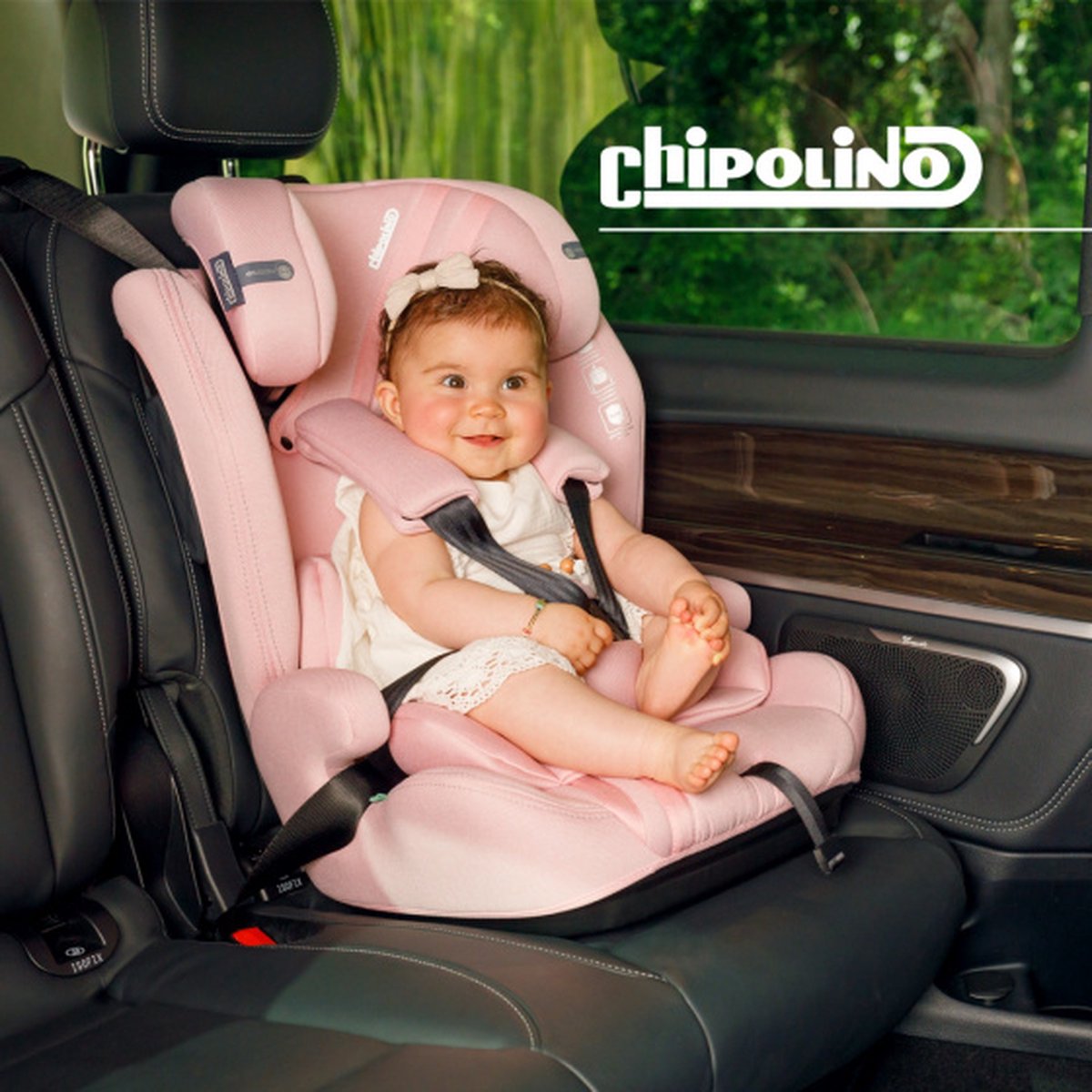 Chipolino Icon Autostoel I-Size Groep 1/2/3 Zwart