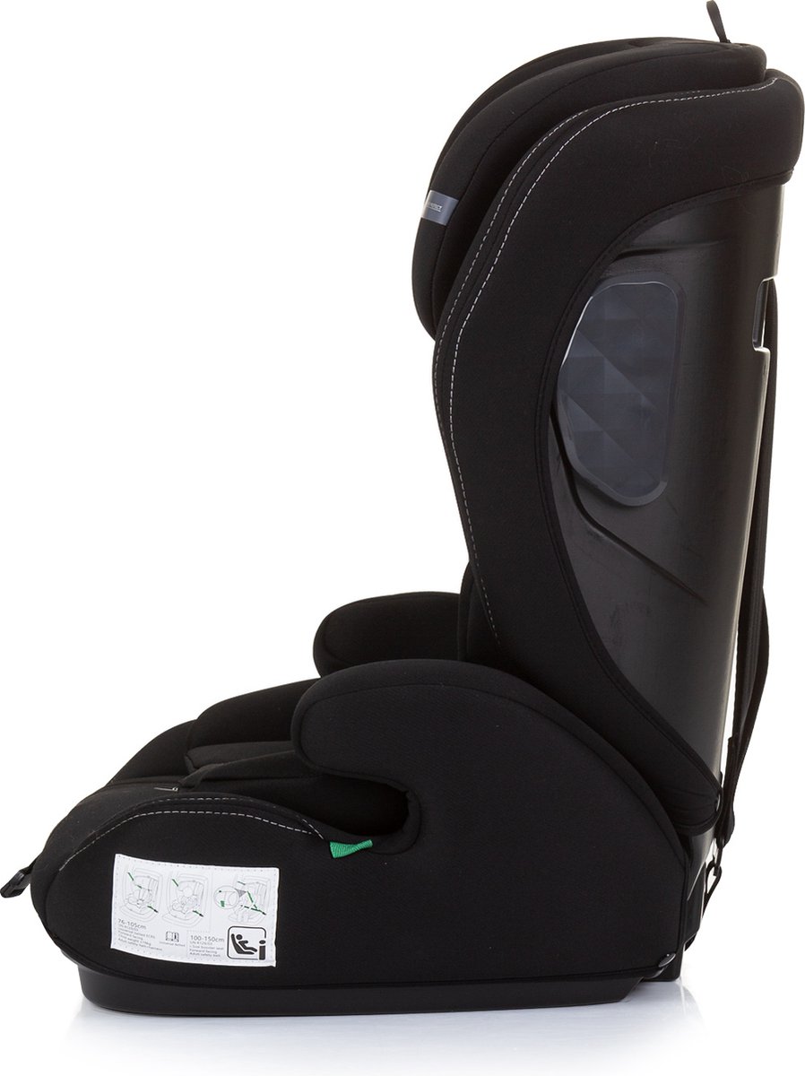 Chipolino Icon Autostoel I-Size Groep 1/2/3 Zwart