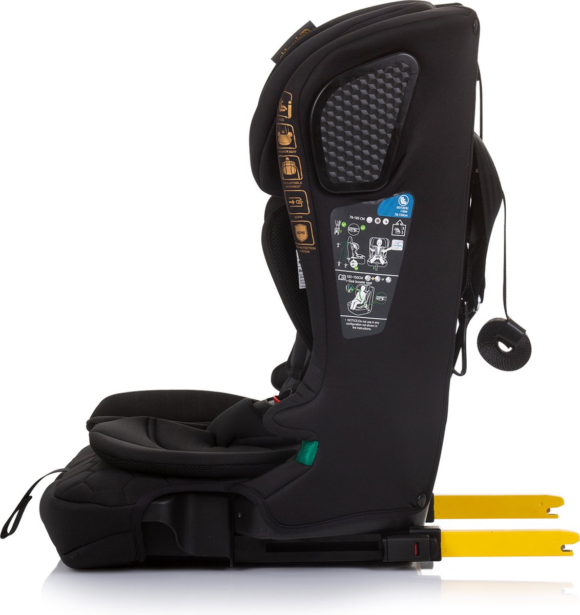 Chipolino Lux X Autostoel i-Size Isofix Obsidian