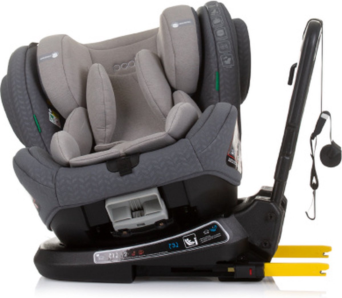 Chipolino Peak Autostoel i-Size Isofix 360° Granite Grijs