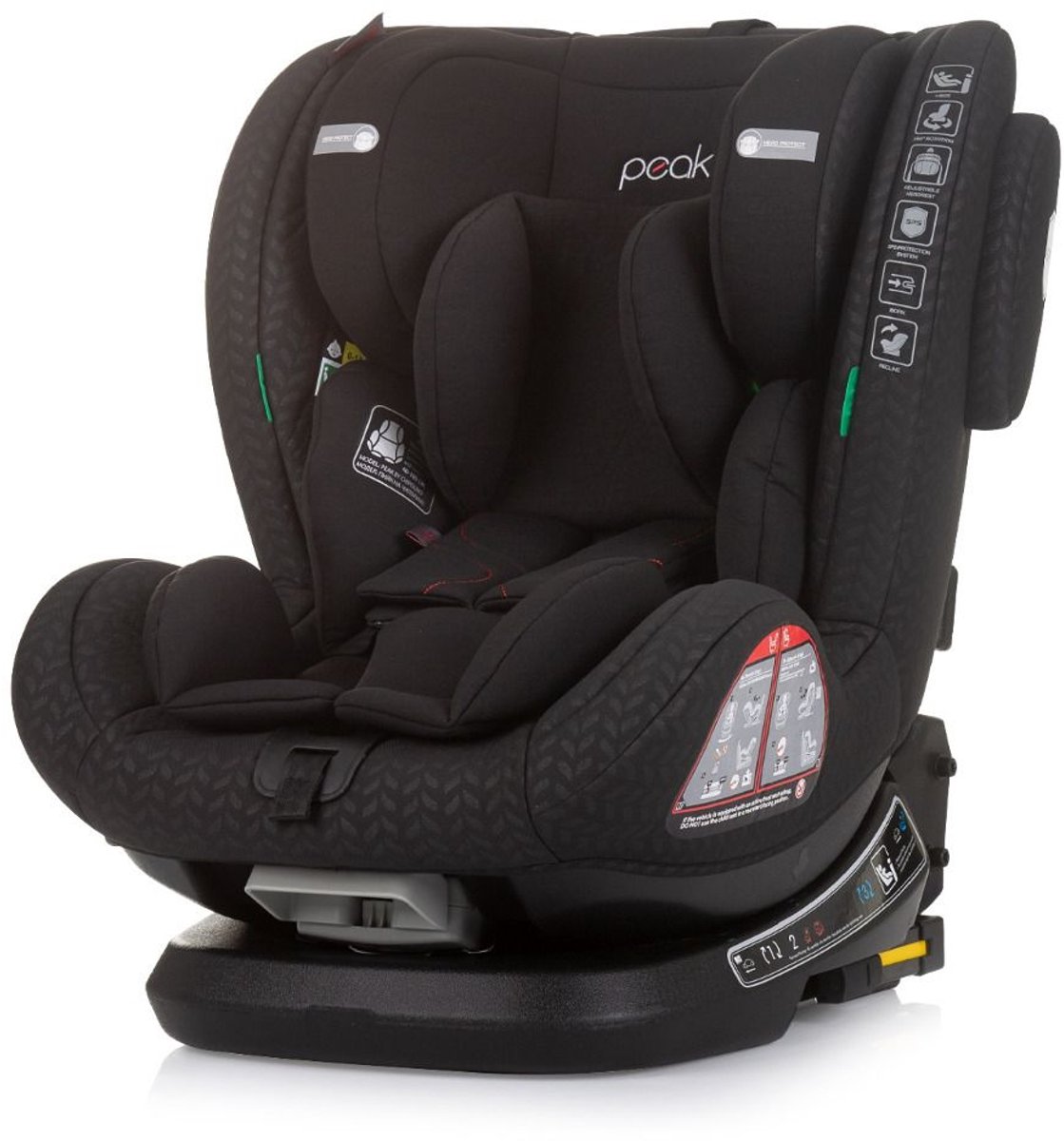 Chipolino Peak Autostoel Obsidian