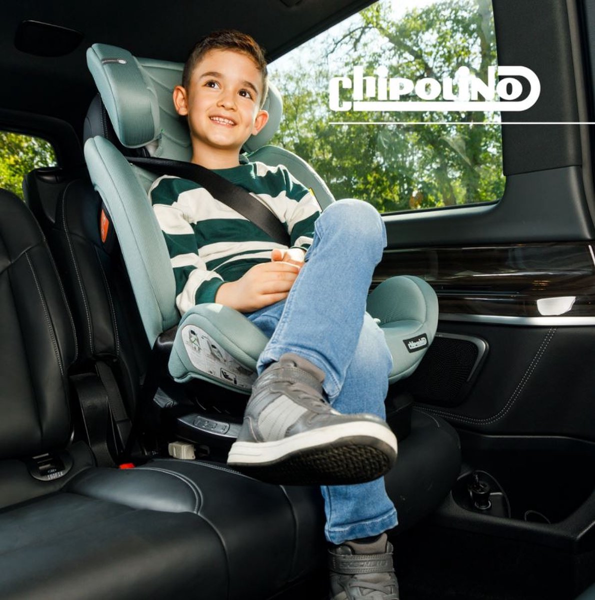 Chipolino Volare Autostoel i-Size Groep 0+-3 Granite Grijs