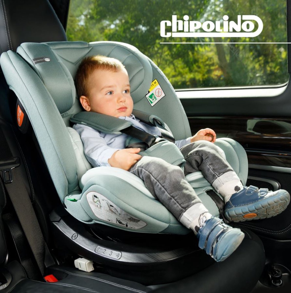 Chipolino Volare Autostoel i-Size Groep 0+-3 Granite Grijs
