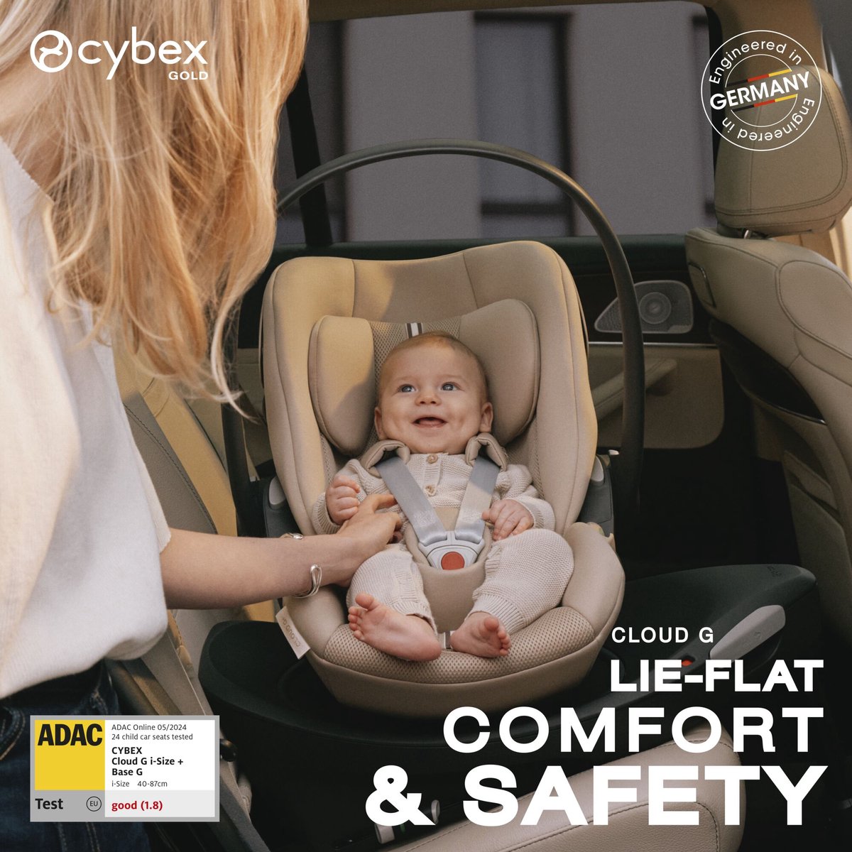 Cybex Cloud G Plus Autostoeltje Moon Black
