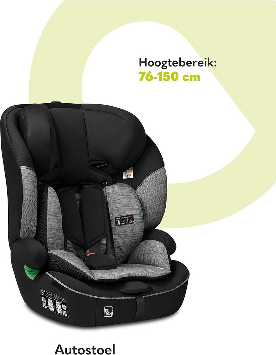 DailySupplies Kinderstoel Auto Zwart-Grijs